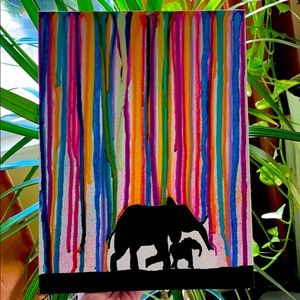 Acrylic painting inspired by Marc Allante